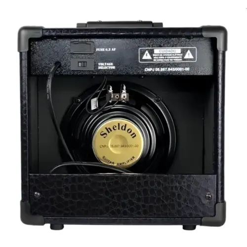 AMPLIFICADOR GUITARRA SHELDON GT1200 PRETO.