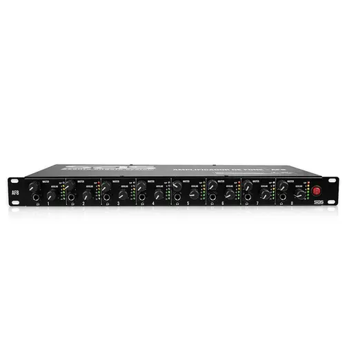 AMPLIFICADOR DE FONE RACK SANTO ANGELO AF8MONO BK.