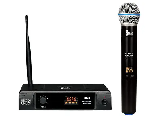 MICROFONE S/FIO MAO SIMPLES DYLAN UDX01 MULTI.