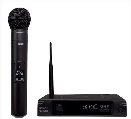 MICROFONE S/FIO MAO SIMPLES DYLAN UDX01 MULTI.