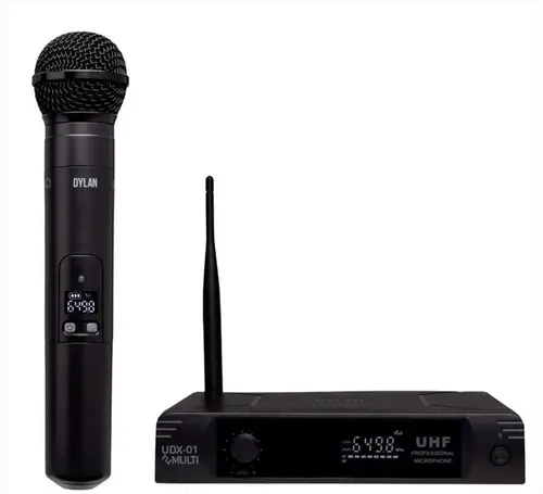 MICROFONE S/FIO MAO SIMPLES DYLAN UDX01 MULTI.