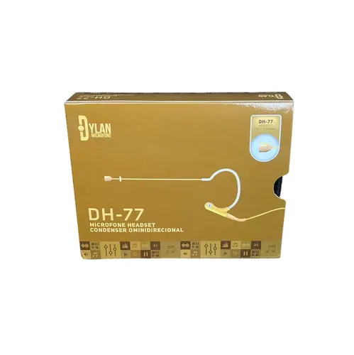 MICROFONE HEADSET DYLAN DH77 BEGE.