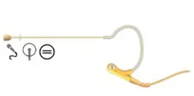 MICROFONE HEADSET DYLAN DH77 BEGE.