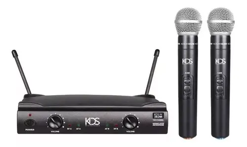 MICROFONE S/FIO MAO DUPLO KADOSH K382M.