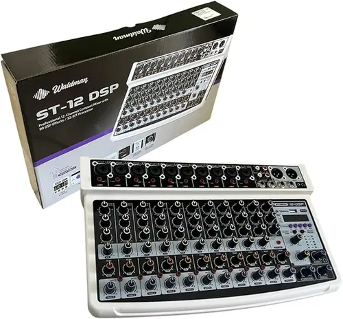 MESA DE SOM 12 CANAIS WALDMAN ST12DSP INTERFACE.