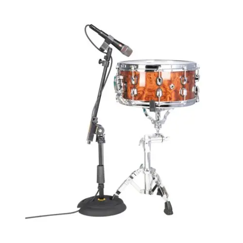 PEDESTAL MICROFONE MINI GIRAFA HERCULES MS120B C/BASE REDONDA 4445