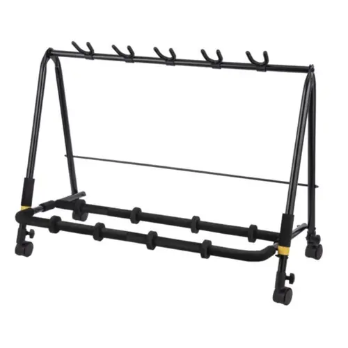 SUPORTE RACK 5 INSTRUMENTOS HERCULES GS525BPLUS C/RODAS