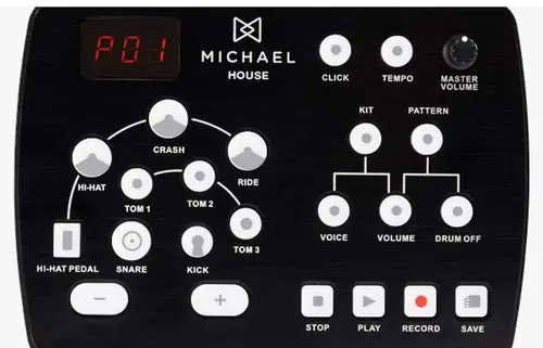 BATERIA ELETRONICA MICHAEL DMX270 HOUSE