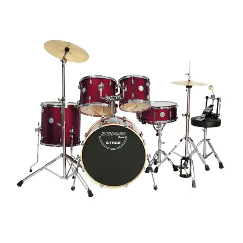 BATERIA ACUSTICA 20 X-PRO BAT120 STG STAGE VINHO