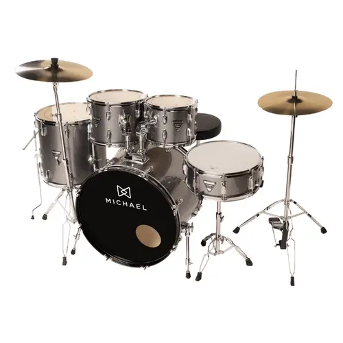 BATERIA ACUSTICA 22 MICHAEL DMT222 GY C/PRATOS