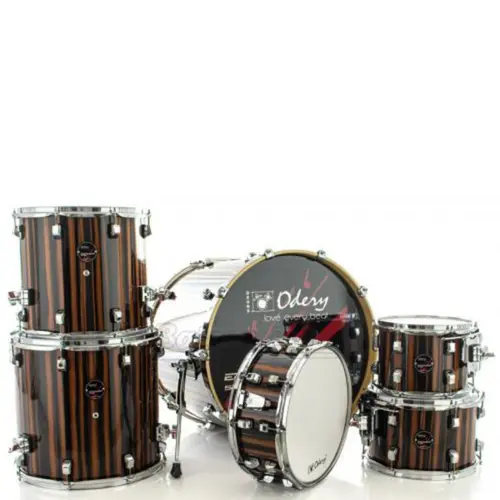 BATERIA ACUSTICA 22 ODERY EQ200LRET EQUALIZER ROMA EBONY TREES