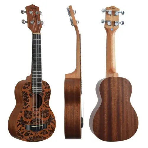 UKULELE CONCERT TAGIMA 23K NAT MAHO FLORAL II
