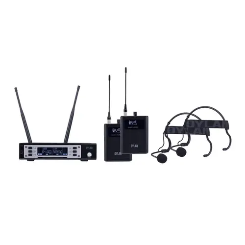 MICROFONE S/FIO HEADSET DUPLO DYLAN D9006S