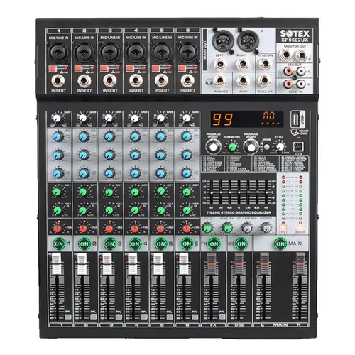 MESA 06 CANAIS SOTEX SP0602UX
