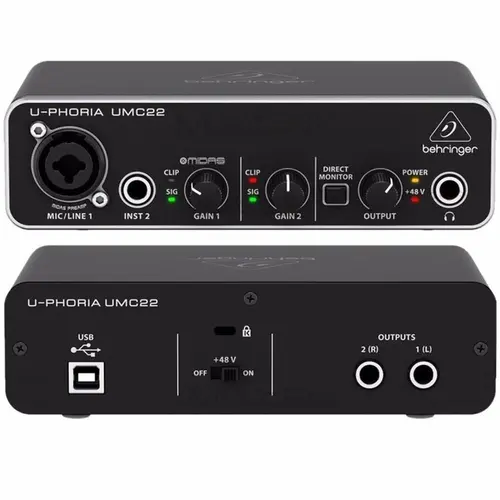 INTERFACE DE AUDIO BEHRINGER UMC22