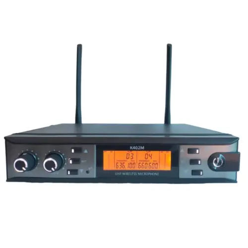 MICROFONE S/FIO MAO DUPLO KADOSH K402M