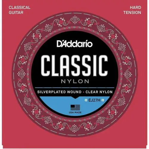 ENCORDOAMENTO VIOLAO NYLON DADDARIO EJ27H ALTA
