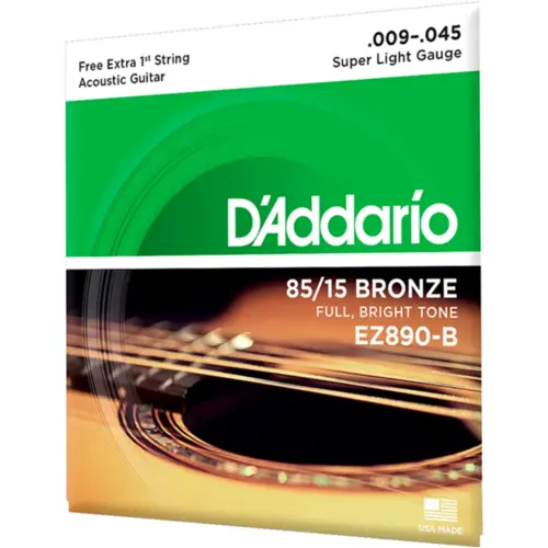 ENCORDOAMENTO VIOLAO ACO 009 DADDARIO EZ890-B