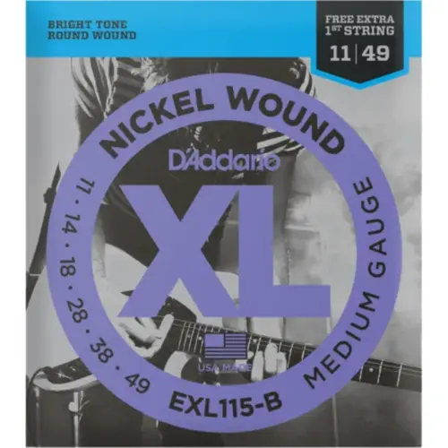ENCORDOAMENTO GUITARRA 011 DADDARIO EXL115-B