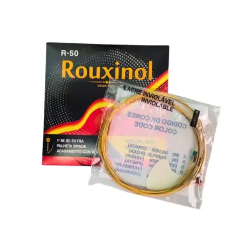 ENCORDOAMENTO VIOLAO ACO 010 ROUXINOL R50 C/BOLINHA