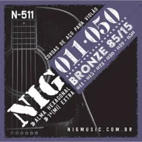 ENCORDOAMENTO VIOLAO ACO 011 NIG N511 BRONZE