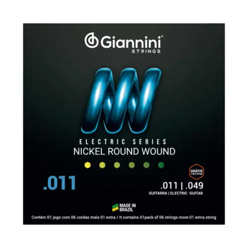 ENCORDOAMENTO GUITARRA 011 GIANNINI GEEGST11
