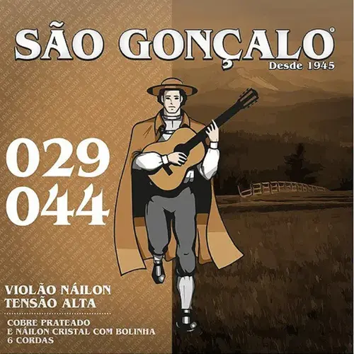 ENCORDOAMENTO VIOLAO NYLON SAO GONCALO IZ11040 PESADA C/BOL