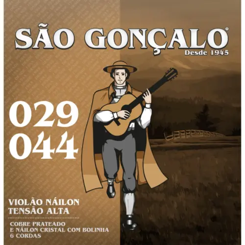 ENCORDOAMENTO VIOLAO NYLON SAO GONCALO IZ11040 PESADA C/BOL