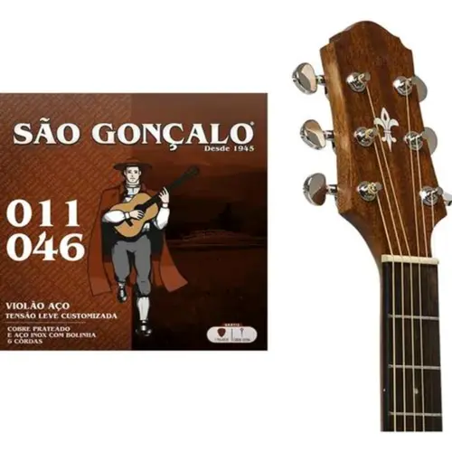 ENCORDOAMENTO VIOLAO ACO 011 SAO GONCALO IZ0125