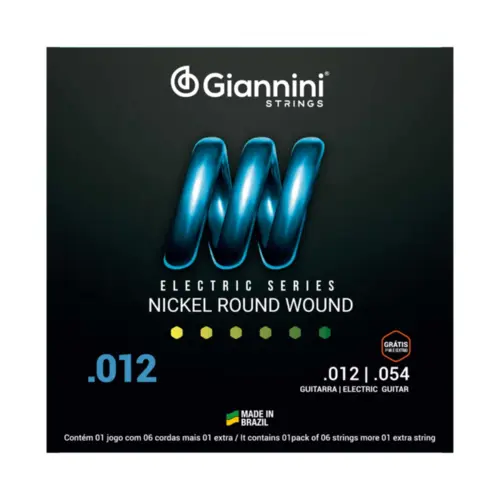 ENCORDOAMENTO GUITARRA 012 GIANNINI GEEGST12