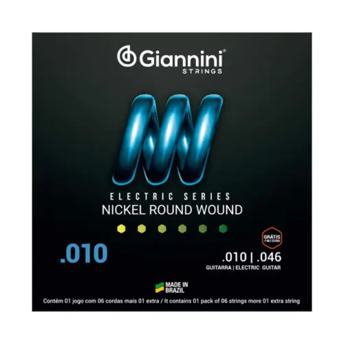 ENCORDOAMENTO VIOLAO ACO 009 GIANNINI GEEWAK BRONZE