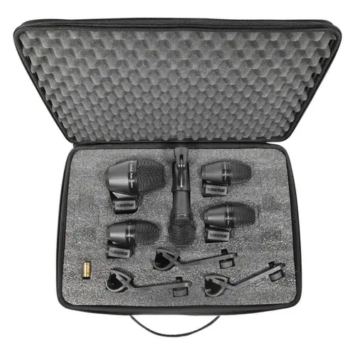 MICROFONE BATERIA SHURE PGADRUMKIT5 5 PECAS