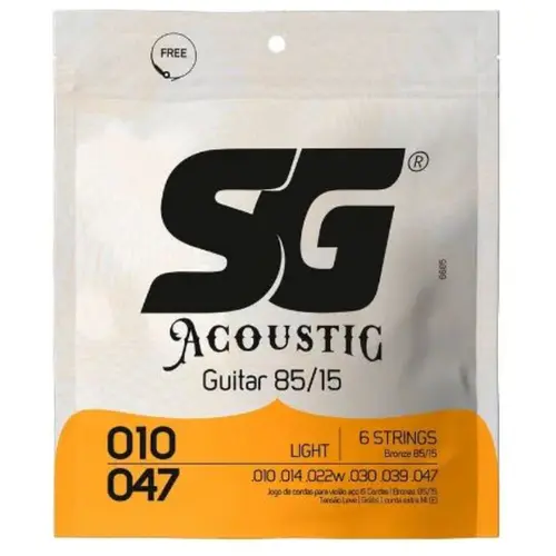 ENCORDOAMENTO VIOLAO ACO 010 SG 6685 BRONZE