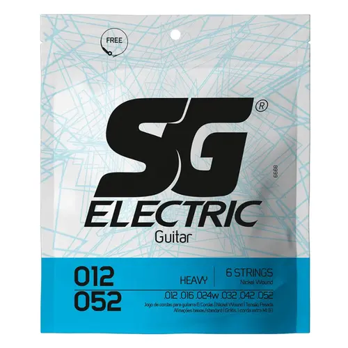 ENCORDOAMENTO GUITARRA 012 SG 6668