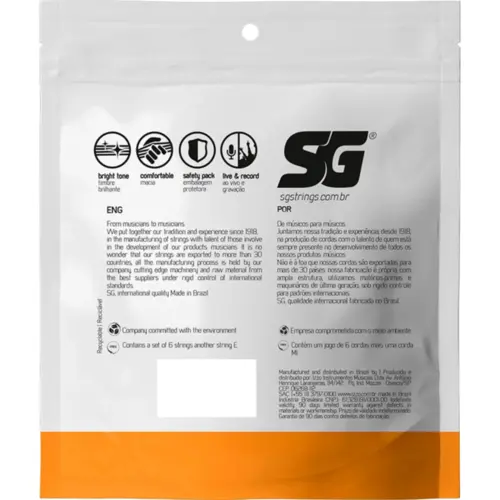ENCORDOAMENTO VIOLAO ACO 011 SG 6686 BRONZE