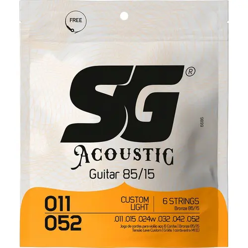 ENCORDOAMENTO VIOLAO ACO 011 SG 6686 BRONZE