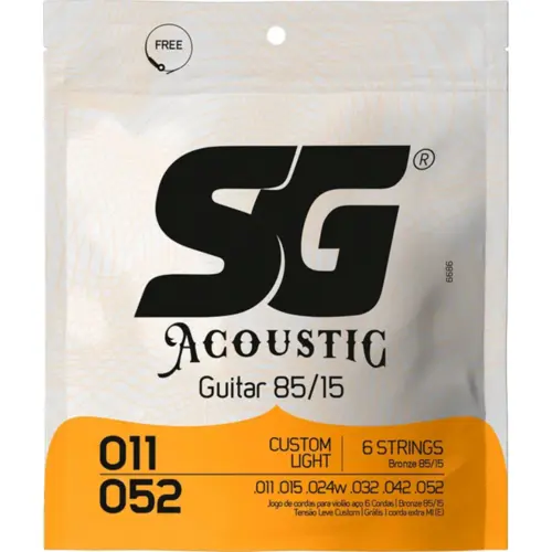ENCORDOAMENTO VIOLAO ACO 011 SG 6686 BRONZE