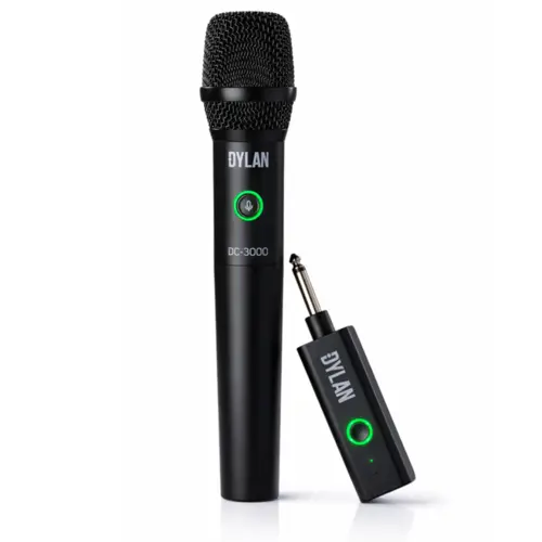 MICROFONE DUPLO MAO S/FIO DYLAN CELEBRATE DC3000