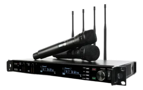 MICROFONE S/FIO MAO DUPLO DYLAN QS10M2