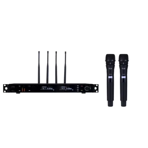 MICROFONE S/FIO MAO DUPLO DYLAN QS10M2